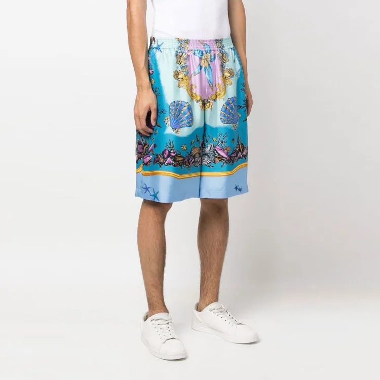 VERSACE Trésor De La Mer Silk Shorts-3
