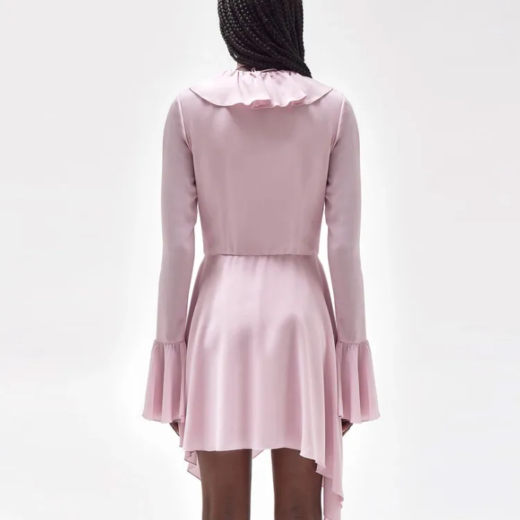 Blumarine Long-Sleeved Dresses Women's Pink-3