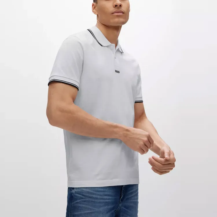 HUGO BOSS Polo Shirts Men White-2