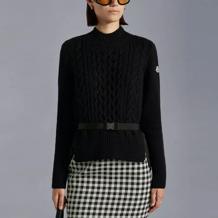 Moncler FW22 Sweater Women's Black-1
