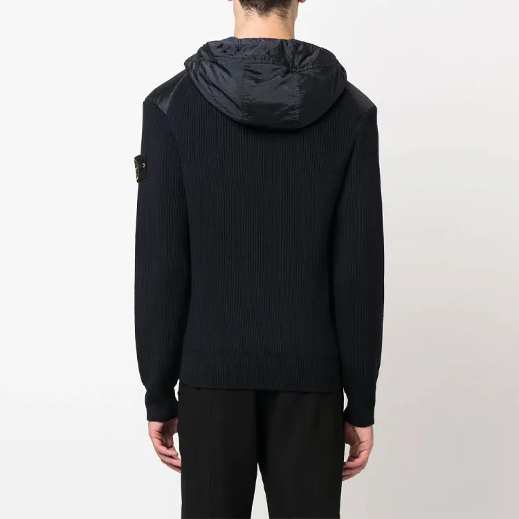 STONE ISLAND 42730 Nylon Metal In Econyl Regnerated Nylon + Primaloft TC And Knit Jacket-3