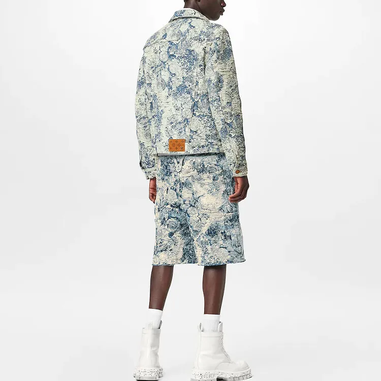 LOUIS VUITTON FW22 Denim Jacket Men's Blue-3