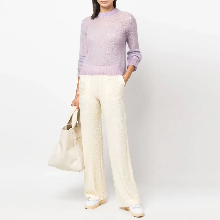 JIL SANDER Knitted Sweatpants Women's Ivory-1