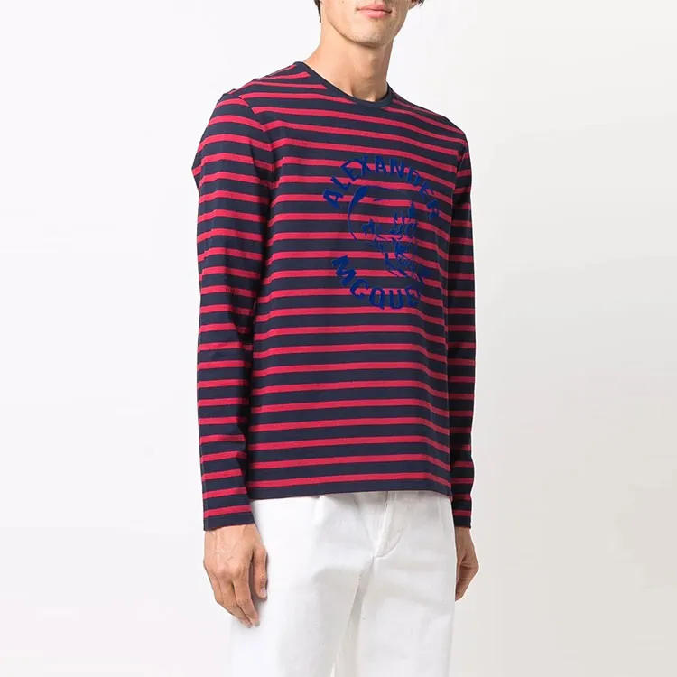 Alexander McQueen Striped Long Sleeve T-Shirt-3
