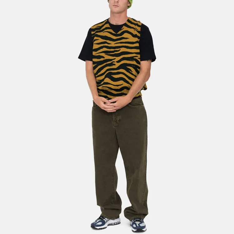 Stussy Tiger Printed Sweater Vest-2