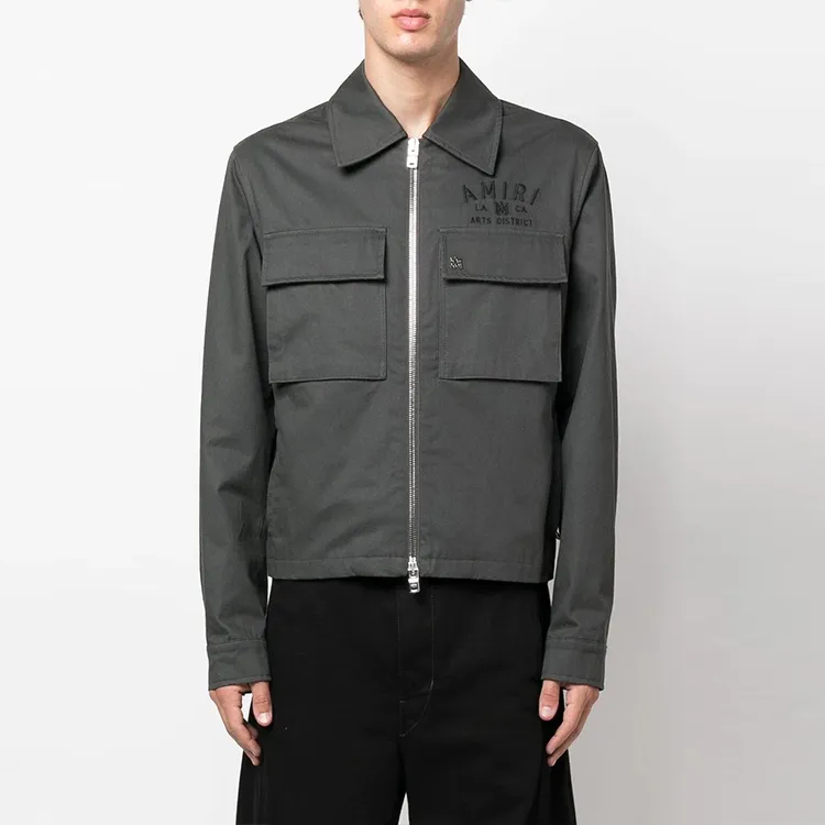 AMIRI Jackets Men Gray-3