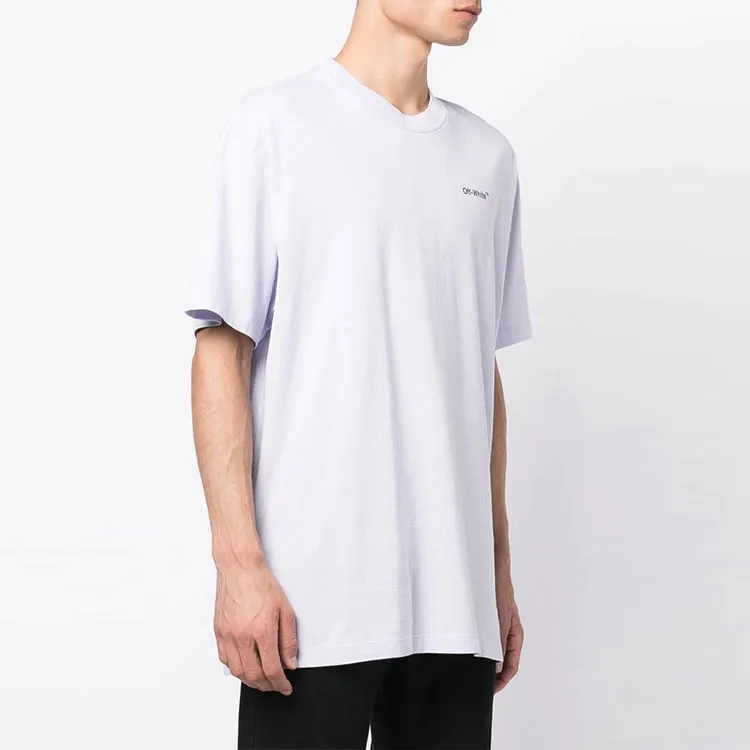OFF WHITE T Shirts Men Light Purple-3