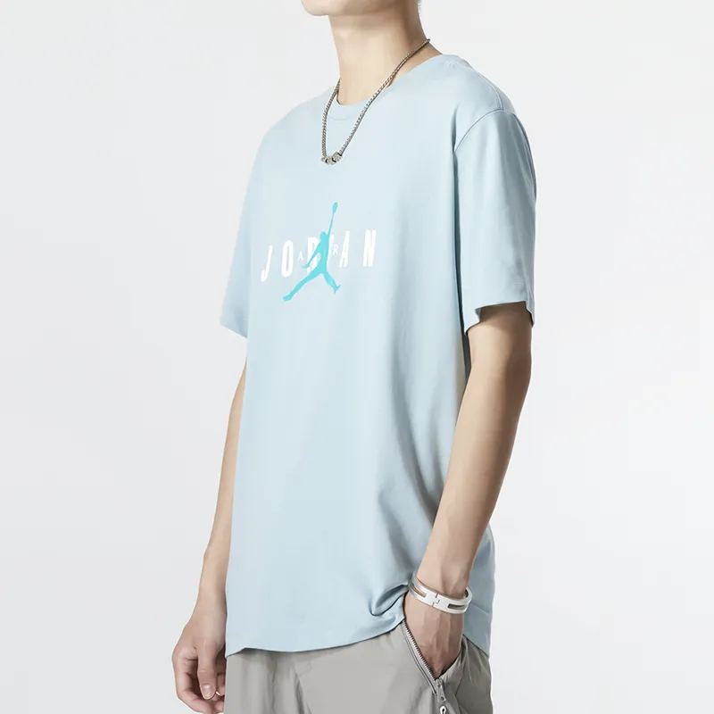 Jordan T Shirts Men Blue-4