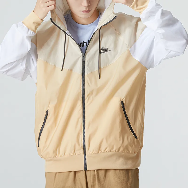 Nike Jackets Men Khaki-5