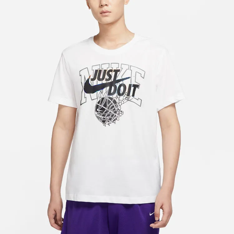 Nike Drop Shoulder Sleeve T-Shirt Men's White-2