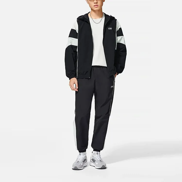 LiNing Knitted Sports Pants Men's Black-2