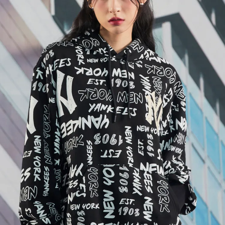 MLB New York Yankees Sweatshirts Unisex Black-4