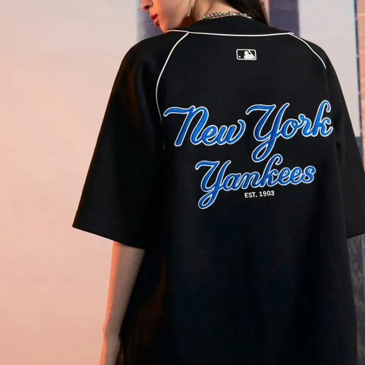 MLB Baseball Jerseys Unisex Black-2