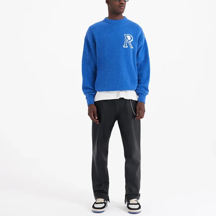 REPRESENT Initial Boucle Knitted Sweater-1