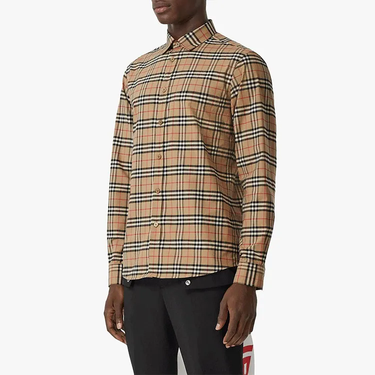 Burberry Checked Long Sleeved Shirt-2