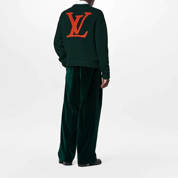 LOUIS VUITTON Sweater Men's Green-2
