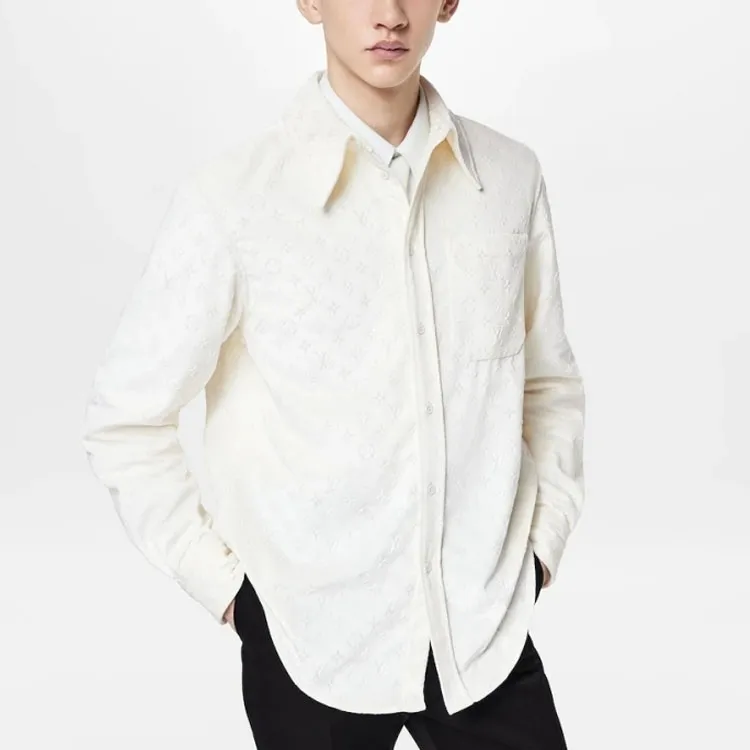 LOUIS VUITTON Shirt Men's White-3