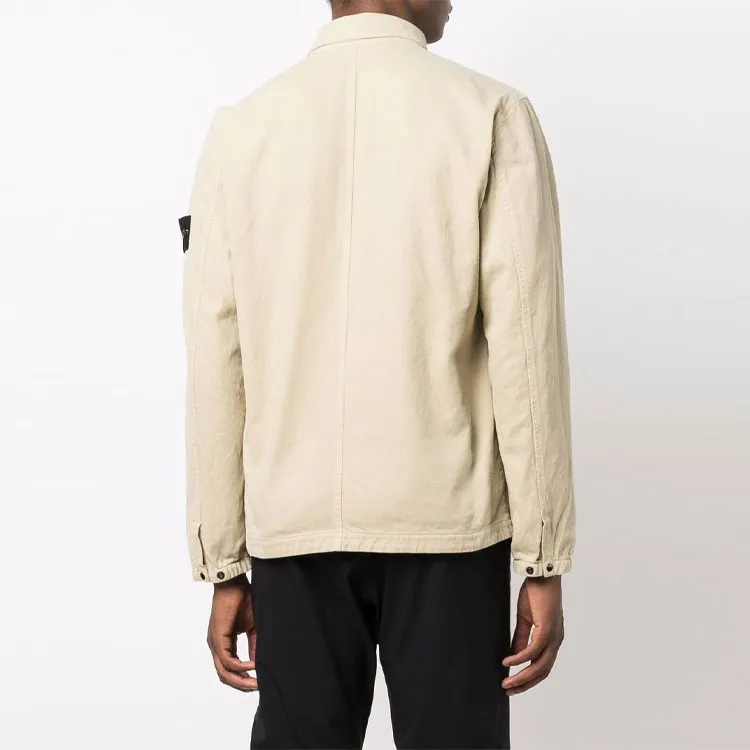 STONE ISLAND FW21 Jackets Coats Men's Light Yellow-4