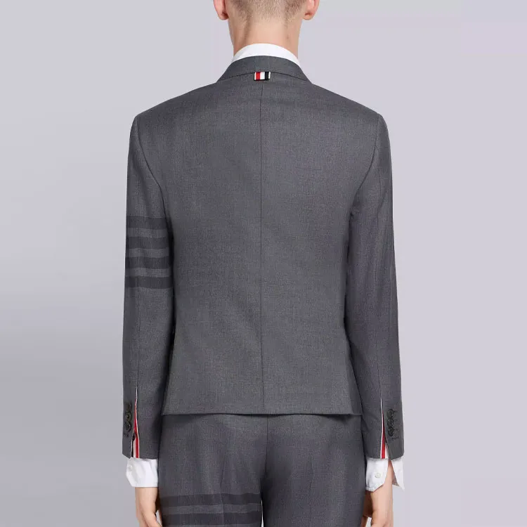 THOM BROWNE Business Suits Men Medium Gray-3
