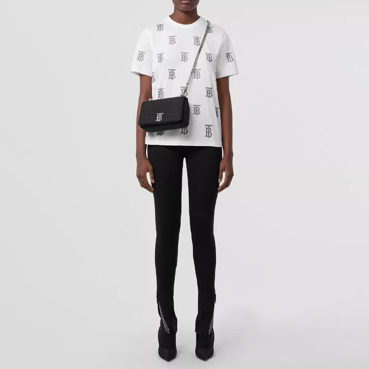 Burberry Logo T shirt White-1