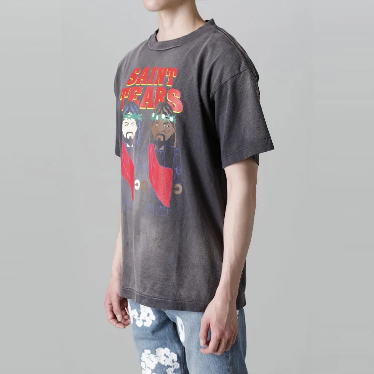SAINT Mxxxxxx X Denim Tears Purplelp T Shirt-3
