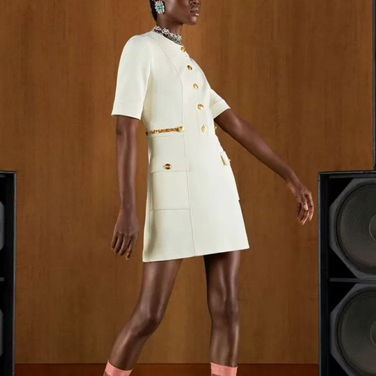 GUCCI Short sleeve Shift Dress-4