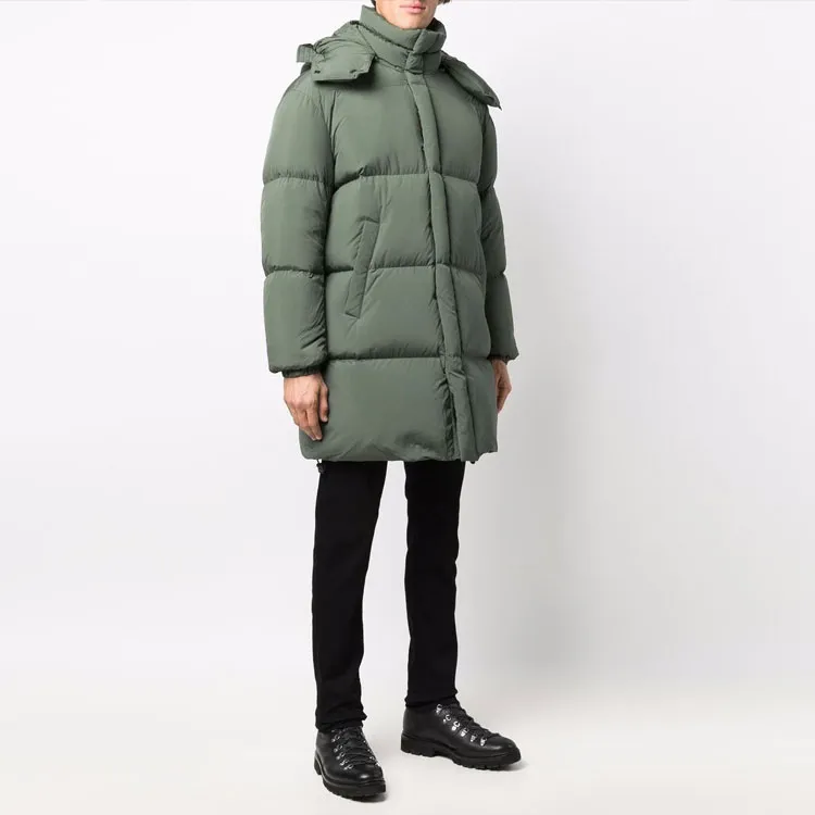 DIESEL Down Jackets Men Green-3
