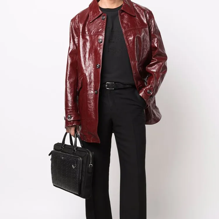 BALLY Nylon With Leather Crossbody Briefcase, Handbag Men's Black-3