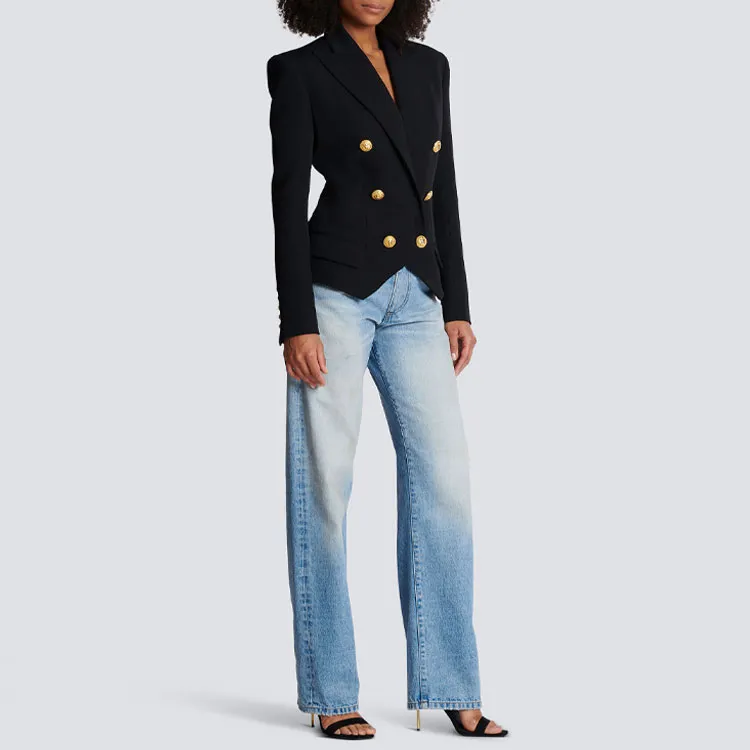 BALMAIN Double Breasted Tailored Blazer-2
