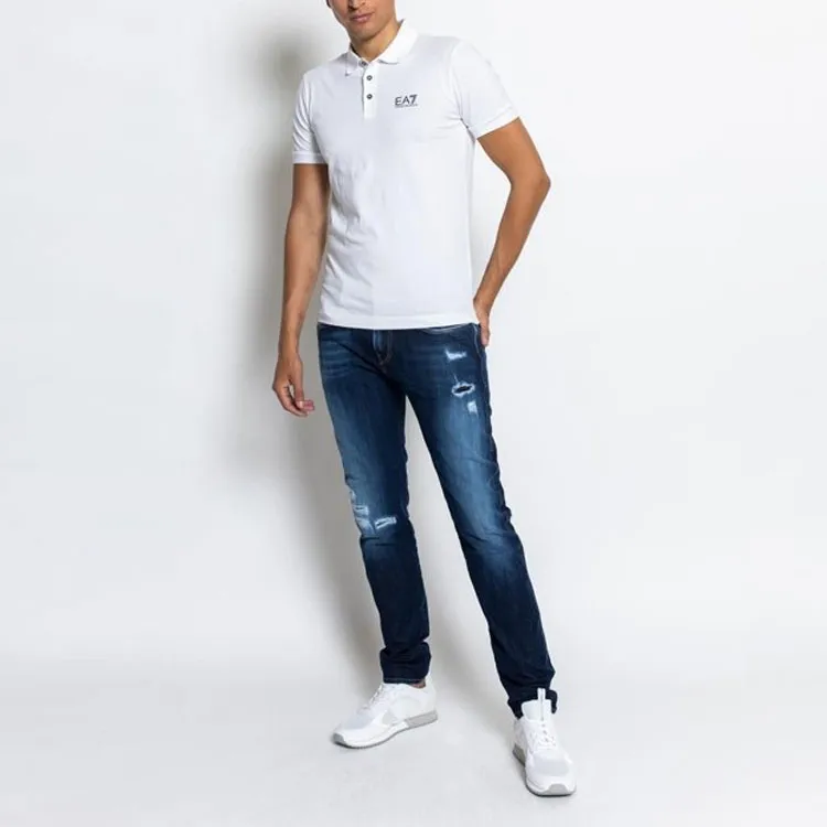 EMPORIO ARMANI Logo Printed Polo Shirt-5