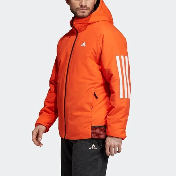 Adidas Puffer Jacket Winter Men's Orange Yellow-4