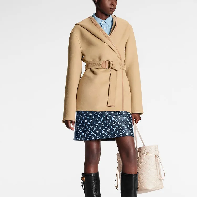 LOUIS VUITTON FW22 Coats Women's Khaki-2