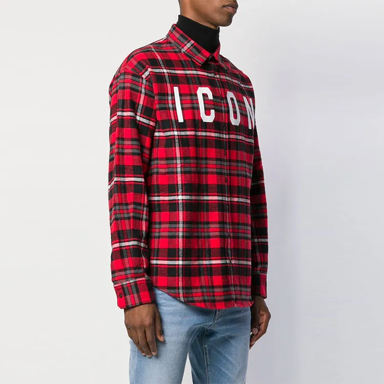 DSQUARED 2 Shirts Men Red-3