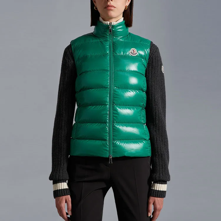 Moncler FW22 Vest Women's Emerald Green-3