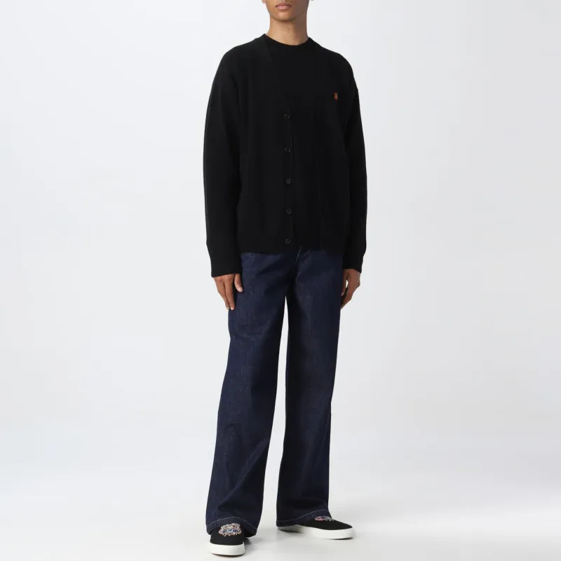 KENZO Patch detail Wool Cardigan-2
