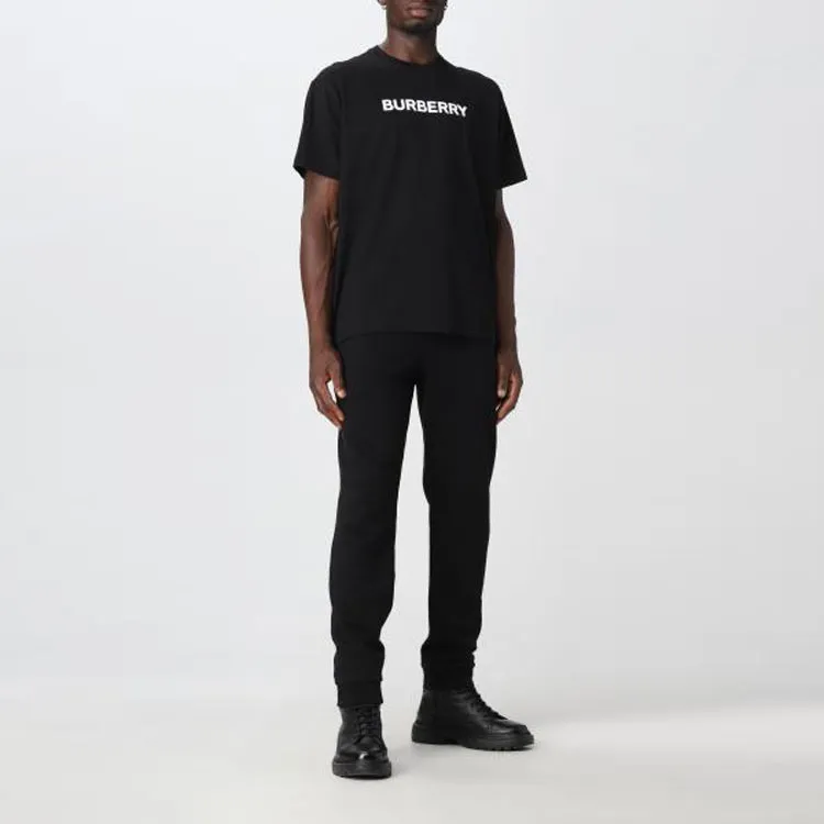 Burberry Logo Print Cotton Oversized T shirt-2