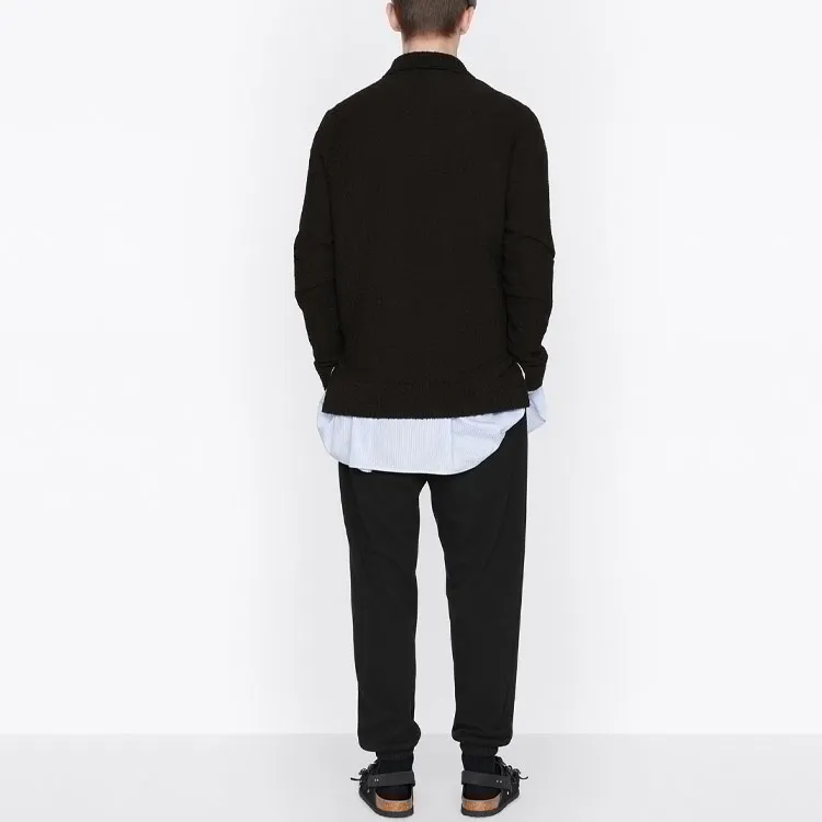 DIOR FW22 Knitted Sports Pants Men's Black-3