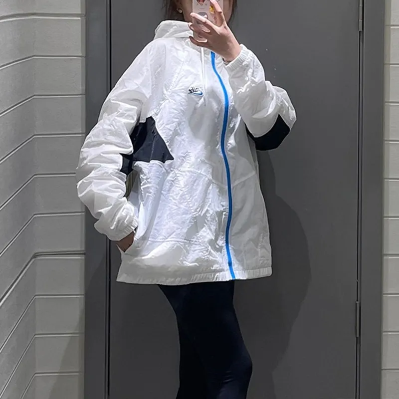 Nike Jackets Men White-3