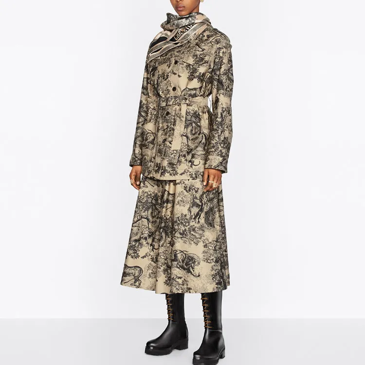 DIOR FW22 Skirt Women's Earth Yellow-4