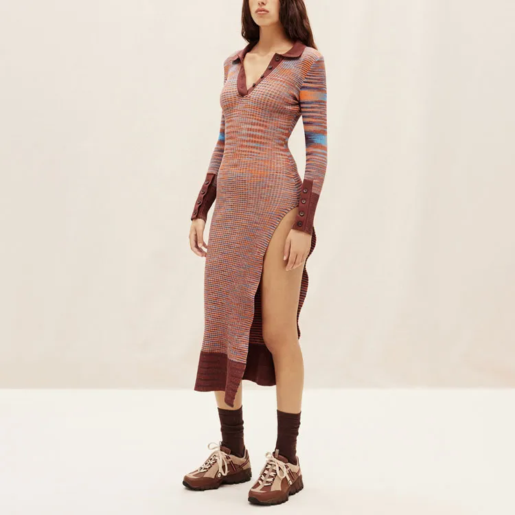 Jacquemus Zucca Striped Knit Dress-1