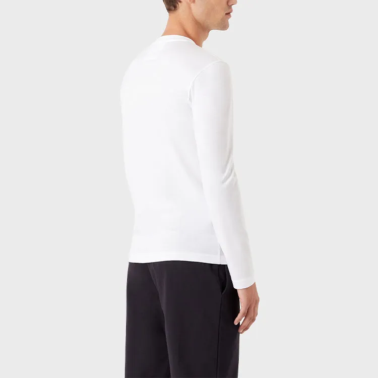 EMPORIO ARMANI Asv Lyocell blend Jersey Jumper-2
