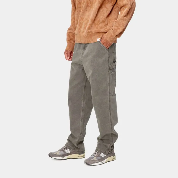 Carhartt WIP Single Knee Dearborn Canvas 12oz Relaxed Straight Fit Pants-5