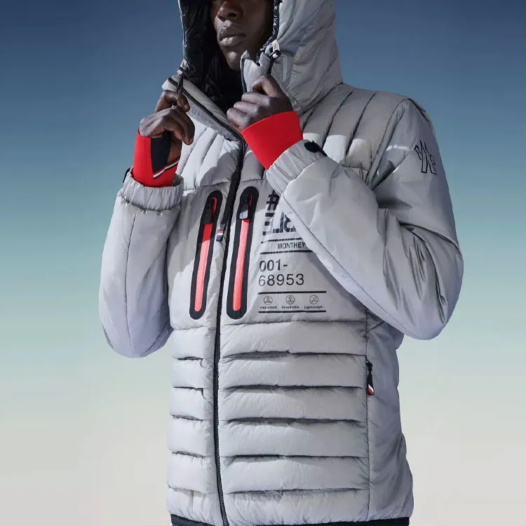 Moncler Grenoble FW22 Down Jacket Men's Light Gray-3