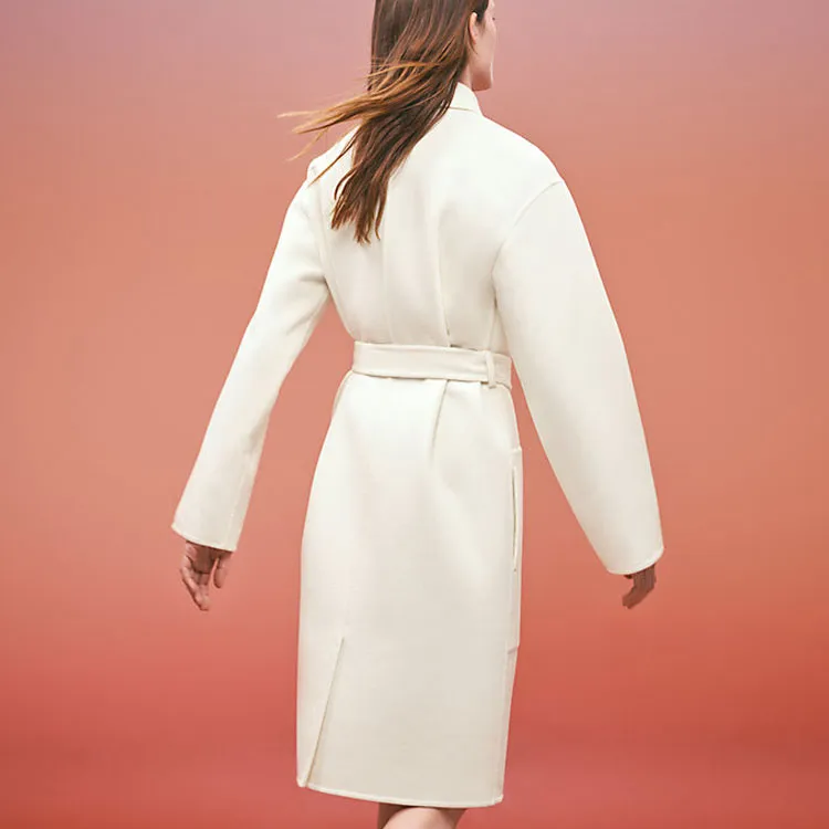 HERMES FW22 Coats Women's White-2