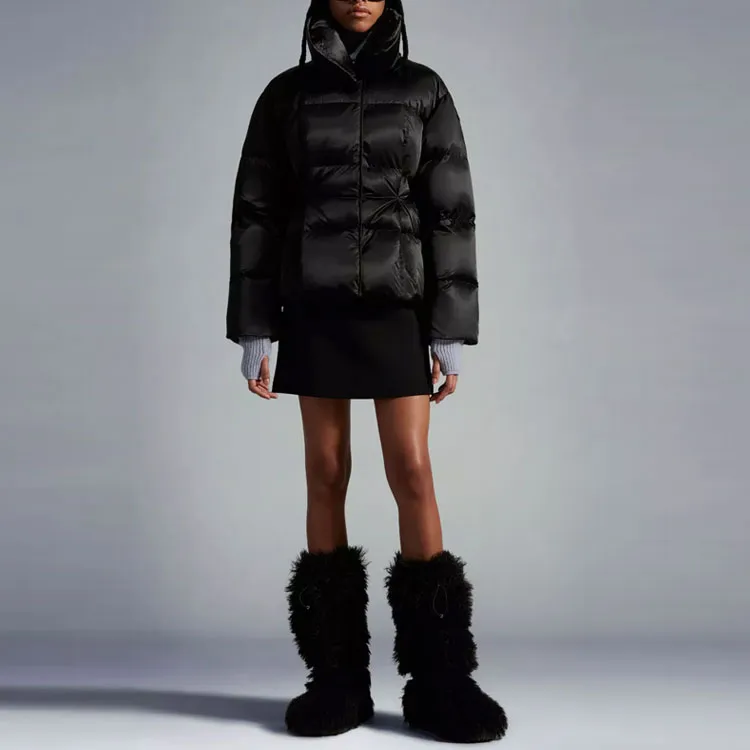 Moncler Coua Short Down Jacket Black-1