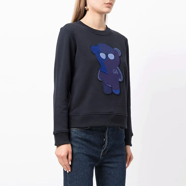 EMPORIO ARMANI Sweatshirt Women's Dark Blue-3
