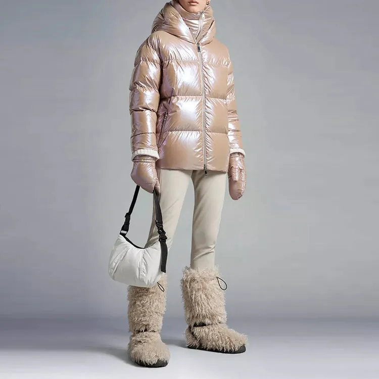 Moncler Down Jackets Women's Pink-1