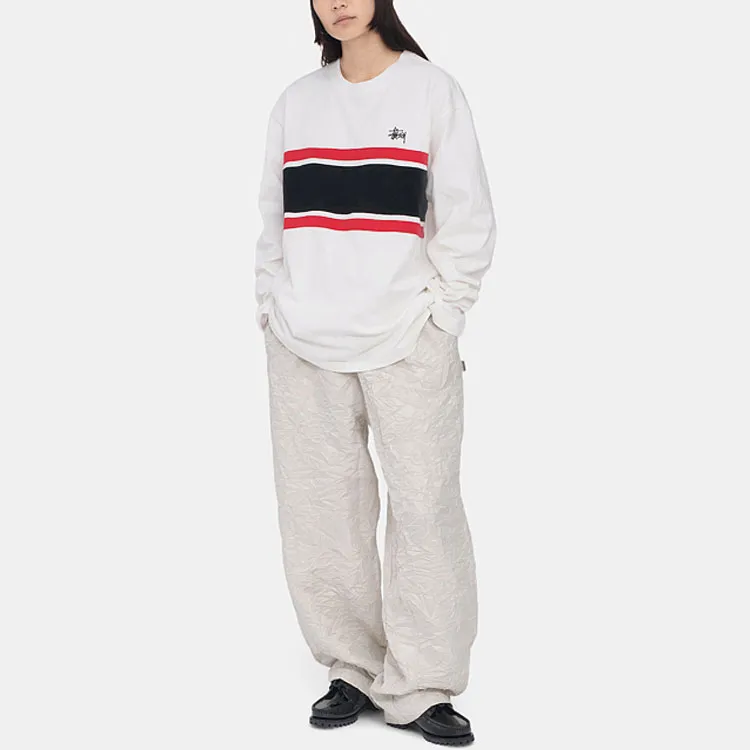 Stussy Color Block Long Sleeve Crew-2
