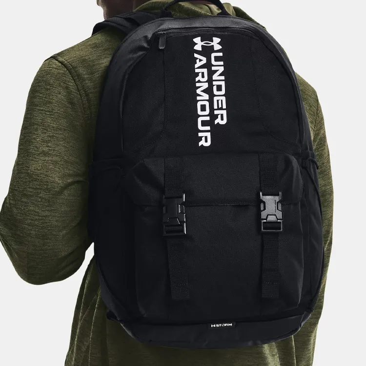 Under Armour Polyester Backpack Regular Unisex Black-2