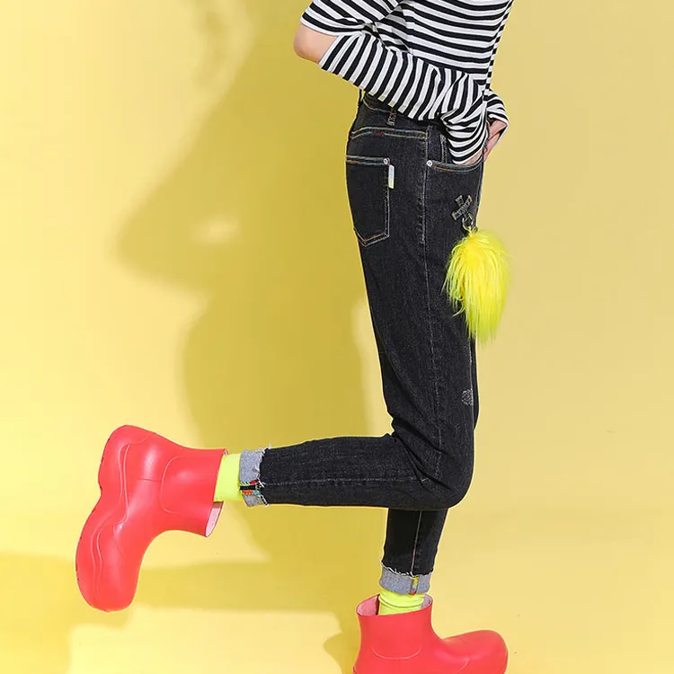 LALABOBO SS22 Jeans Women's Black-4